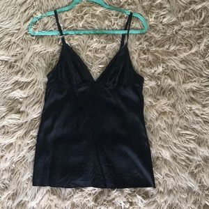 Dolce & Gabana Silk black slip top sz S/M